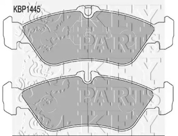 KEY PARTS kbp1445 -  Комплект тормозных колодок, дисковый тормоз